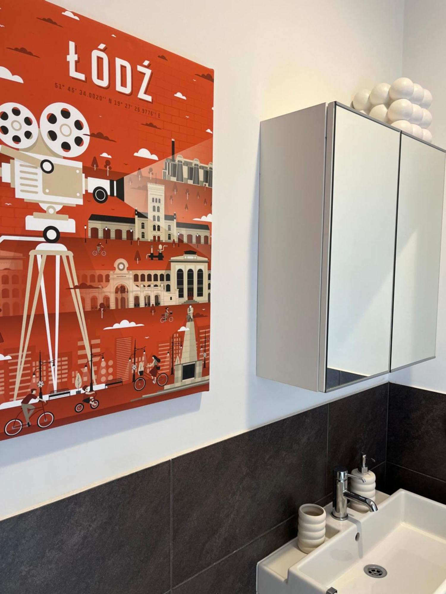 Apartament I Love Piotrkowska Z Wielkim Lustrem, Balkonem I Klimatyzacja وودج المظهر الخارجي الصورة